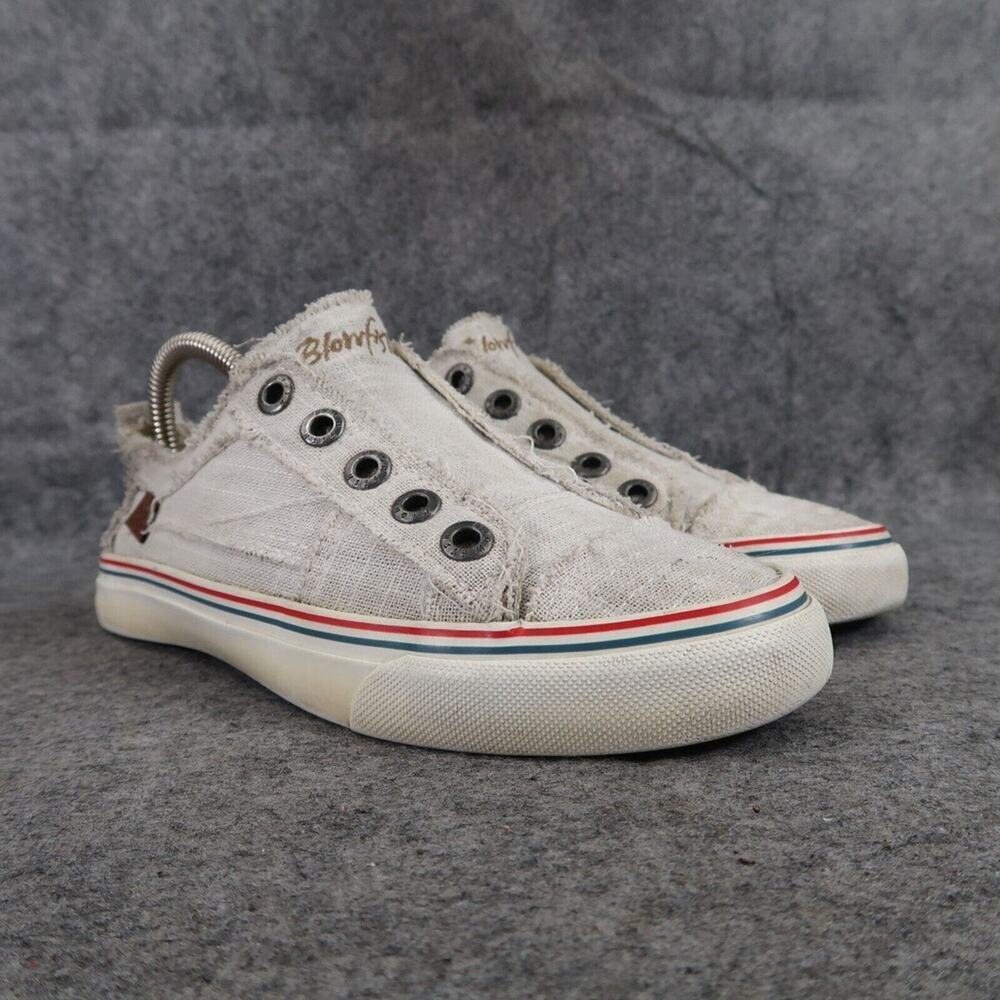 Blowfish Shoes Women 7 Sneaker Slip On Casual Trainer Fashion Comfort Distressed